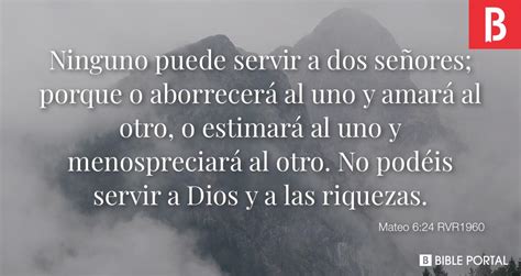 Mateo 6:24 RVR1960 .